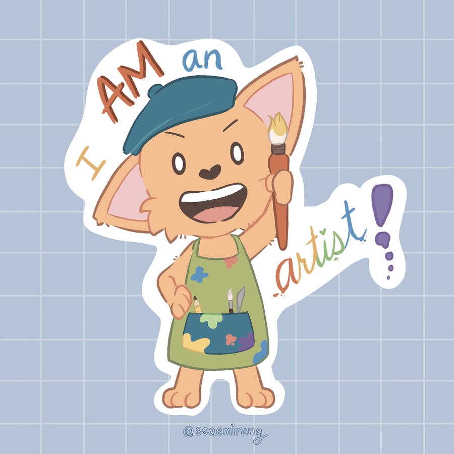 I AM an artist!
